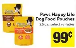 Save Mart Paws Happy Life Dog Food Pouches offer