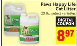 Save Mart Paws Happy Life Cat Litter offer