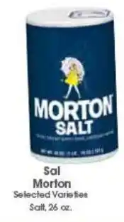 Arteagas Food Center Morton Salt offer