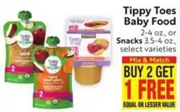 Save Mart Tippy Toes Baby Food offer