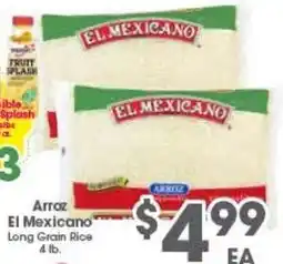 Arteagas Food Center El Mexicano long grain rice offer