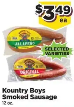 Food Town Kountry Boys Smoked Sausage offer