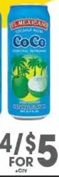 Arteagas Food Center El mexicano coco offer