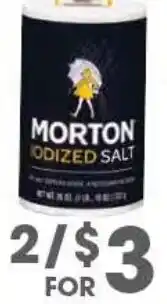 Arteagas Food Center Morton iodized salt offer