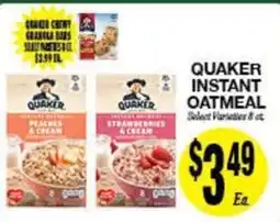 Arlan's Market Quaker instant oatmeal offer