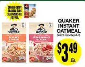 Arlan's Market Quaker instant oatmeal offer