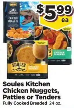 Food Town Soules Kitchen Chicken Nuggets, Patties or Tenders offer
