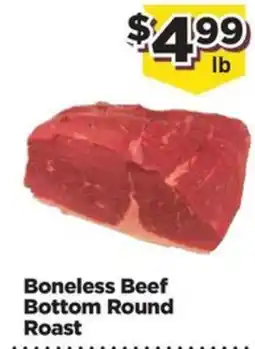 Food Town Boneless Beef Bottom Round Roast offer