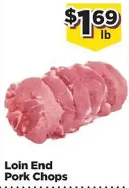 Food Town Loin End Pork Chops offer