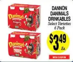 Arlan's Market Dannon Danimals Drinkables offer