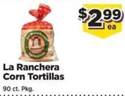 Food Town La Ranchera Corn Tortillas offer