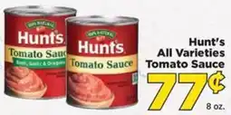 Food Town Hunt's tomato sauce offer