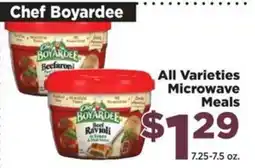 Food Town Chef Boyardee microwave meals offer