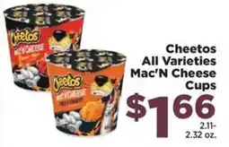 Food Town Cheetos mac'n cheese cups offer