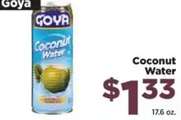 Food Town Goya coconut water offer