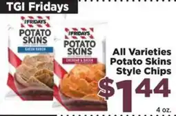 Food Town Tgi Fridays potato skins style chips offer