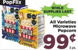 Food Town PopFlix microwave popcorn offer