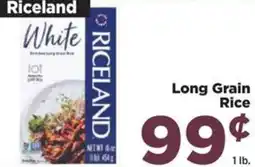 Food Town Riceland white long grain rice offer