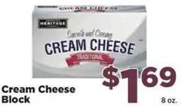 Food Town Heritage cream cheese offer