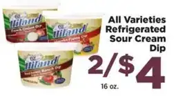 Food Town Hiland refrigerated sour cream dip offer