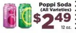 Food Town Poppi Soda offer