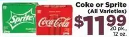 Food Town Coke or Sprite offer