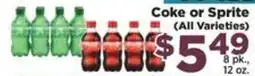 Food Town Coke or Sprite offer
