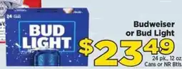 Food Town Budweiser or Bud Light offer
