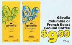 Food Town Gevalia Columbia or French Roast Ground Coffee offer