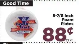 Food Town Good Time foam plates offer