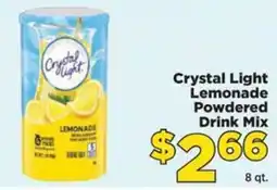 Food Town Crystal Light Lemonade Powdered Drink Mix offer