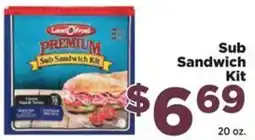 Food Town Land o frost premium sub sandwich kit offer