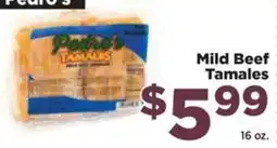Food Town Pedro's Mild Beef Tamales offer