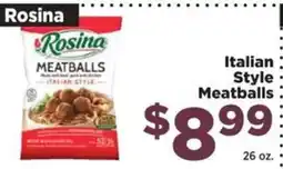 Food Town Rosina Italian Style Meatballs offer