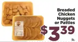 Food Town Breaded Chicken Nuggets or Patties offer