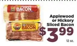 Food Town Applewood or Hickory Sliced Bacon offer