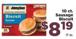 Food Town Jimmy Dean Biscuit Sausage offer