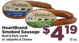 Food Town HeartBrand Smoked Sausage offer