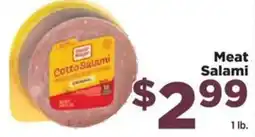 Food Town Great Value Cotto Salami offer