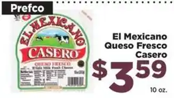 Food Town El Mexicano Queso Fresco Casero offer