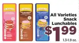 Food Town Lunchables snack lunchables offer