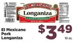 Food Town El Mexican Pork Longaniza offer