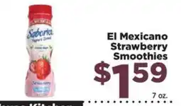 Food Town El Mexicano Strawberry Smoothies offer