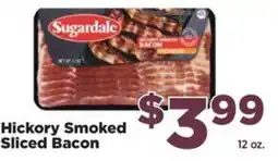 Food Town Sugardale hickory smoked sliced bacon offer
