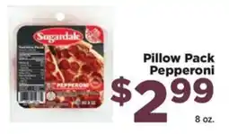 Food Town Sugardale pillow pack pepperoni offer