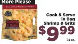 Food Town More Please Cook & Serve in Bag Shrimp & Grits offer