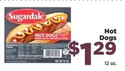 Food Town Sugardale hot dogs offer