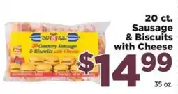 Food Town Old Folks Country Sausage & Biscuits with Cheese offer
