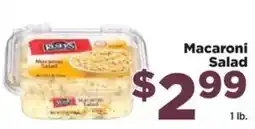 Food Town Reser's macaroni salad offer