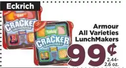 Food Town Eckrich Armour All Varieties LunchMakers offer